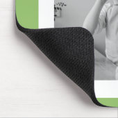 Moderne serie Foto Groene Eenvoudig Lovely Gift Muismat (Hoek)