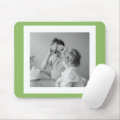 Moderne serie Foto Groene Eenvoudig Lovely Gift Muismat (Met muis)