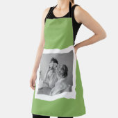 Moderne serie Foto Groene Eenvoudig Lovely Gift Schort (Insitu)