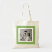 Moderne serie Foto Groene Eenvoudig Lovely Gift Tote Bag (Voorkant)