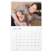 Moderne serie Foto legant Script Custom Year Cal Kalender (Jan 2027)