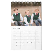 Moderne serie Foto legant Script Custom Year Cal Kalender (Mar 2026)