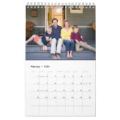 Moderne serie Foto legant Script Custom Year Cal Kalender (Feb 2026)