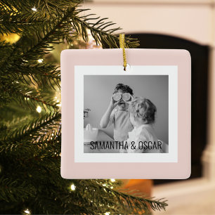 Moderne serie foto roze eenvoudige en aantrekkelij keramisch ornament