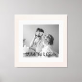 Moderne serie foto's Pastel Roze Eenvoudige Gift Canvas Afdruk (Voorkant)