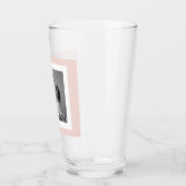 Moderne serie foto's Pastel Roze Eenvoudige Gift Glas (Links)