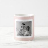 Moderne serie foto's Pastel Roze Eenvoudige Gift Koffiemok (Center)