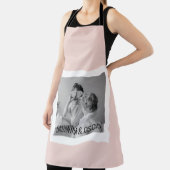 Moderne serie foto's Pastel Roze Eenvoudige Gift Schort (Insitu)