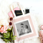 Moderne serie foto's Pastel Roze Eenvoudige Gift Tote Bag<br><div class="desc">Moderne serie foto's Pastel Roze Eenvoudige Gift</div>