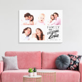 Moderne serie liefdescitaat Foto Collage Canvas Afdruk (Insitu (Woonkamer))