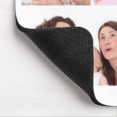 Moderne serie liefdescitaat Foto Collage Muismat (Hoek)