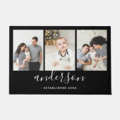 Moderne serie Monogram 3 Foto Collage Deurmat (Voorkant)