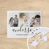 Moderne serie Monogram 3 Foto Collage Legpuzzel