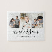 Moderne serie Monogram 3 Foto Collage Legpuzzel (Horizontaal)