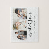 Moderne serie Monogram 3 Foto Collage Legpuzzel (Verticaal)