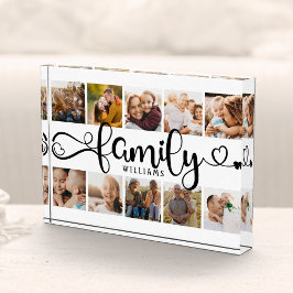 Moderne serie van het Manuscript van de Familie Ch Fotoblokken