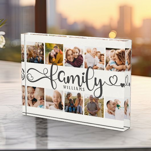 Moderne serie van het Manuscript van de Familie Ch Fotoblokken