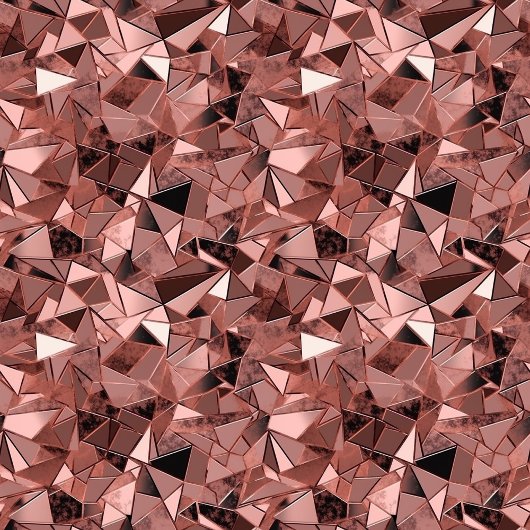 Moderne servetten Roos goud en zwart metallic