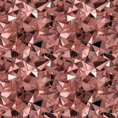 Moderne servetten Rose goud en zwart metaalglans