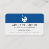 Moderne service voor plug-ins van contractanten visitekaartje (Voorkant)