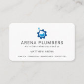 Moderne service voor plug-ins van contractanten visitekaartje (Voorkant)