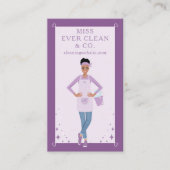 Moderne  services voor het schoonmaken en maken va visitekaartje (Voorkant)