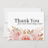 Moderne set 15 Dank u kaart (Voorkant)