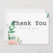 Moderne set 8 Dank je creditcard Bedankkaart (Voorkant)