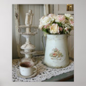 Moderne  Shabby chique stijl fototype Poster (Voorkant)