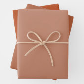 Moderne Shades Roest Inpakpapier Vel (In situ)