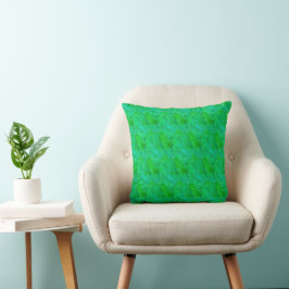 Moderne Shamrock Groene Abstracte Botanische Patro Kussen