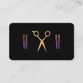 Moderne Shears/Hair Pins Benoeming III Afsprakenkaartje (Voorkant)