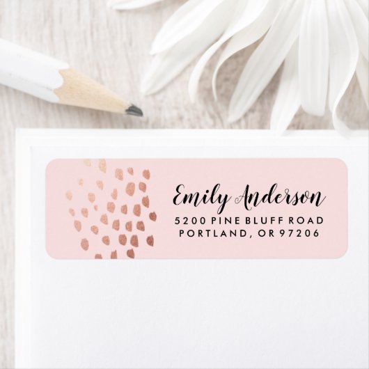 Moderne Shimmer | ADRESETIKETTEN Etiket (Insitu)