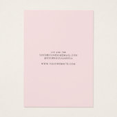 Moderne sieraden oorbel display Kaart (Achterkant)