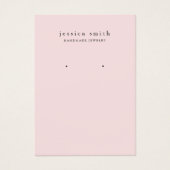 Moderne sieraden oorbel display Kaart (Voorkant)