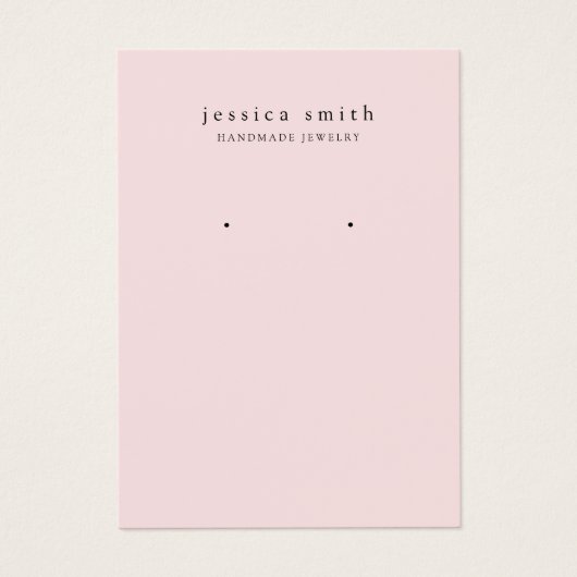 Moderne sieraden oorbel display Kaart (Voorkant)