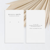 Moderne sieraden oorbel display Kaart