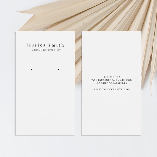 Moderne sieraden oorbel display Kaart