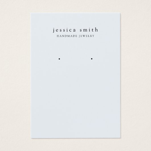 Moderne sieraden oorbel display Kaart (Voorkant)