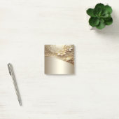 Moderne Sierlijke Gouden Bloemige Post-it Notities Post-it® Notes (Kantoor)