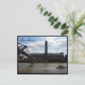 moderne silhouet briefkaart (Staand voorkant)