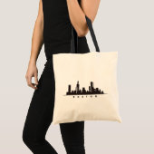 Moderne Silhouette van de Stad Geschenk | Boston S Tote Bag (Voorkant (product))