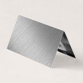 Moderne Silver Foil Script Photo Save the Date Car Visitekaartje (Achterkant)