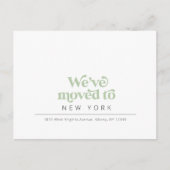 Moderne simpele aankondiging van briefkaart (Voorkant)