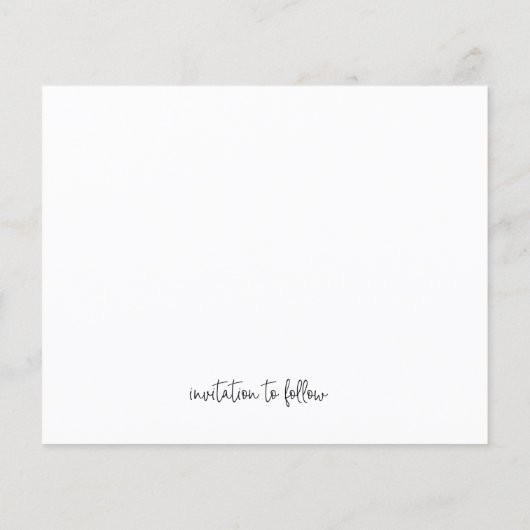 Moderne simpele fotowedstrijd bespaart de datum (Achterkant)