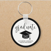 Moderne Simple Class of 2023 Afstuderen Afstuderen Sleutelhanger