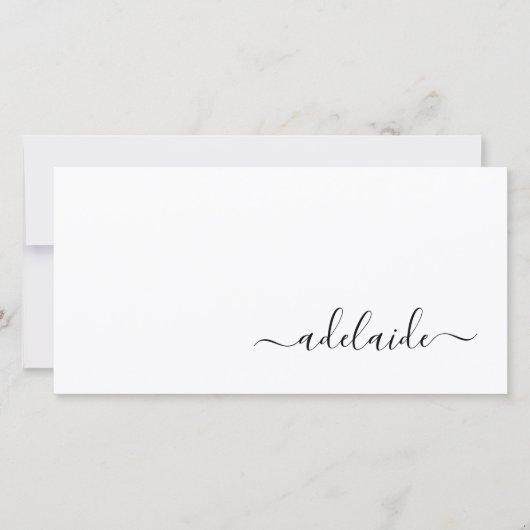 Moderne Simple Hair Stylist Script Cadeaucertifica (Voorkant)