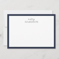 Moderne Simple Handwriting Name Navy Blue