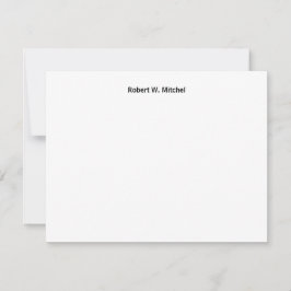 Moderne Simple Note Kaart Notitiekaartje