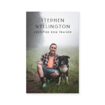 Moderne Simple Photo Pet Sitter Dog Trainer